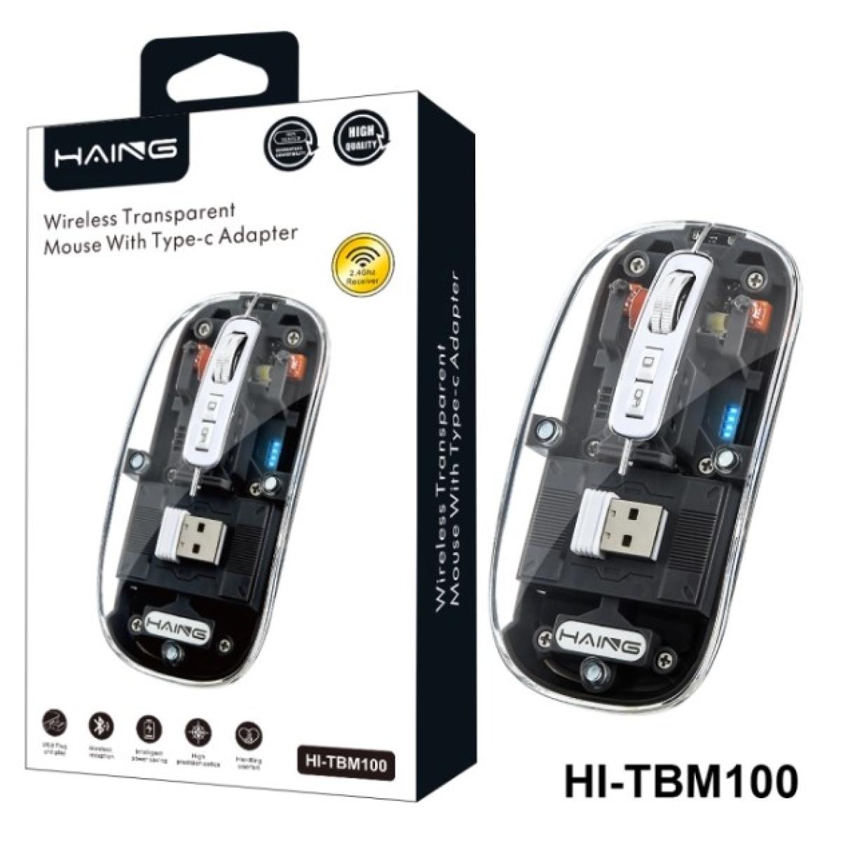 HAING HI-TBM100 Bluetooth & Wireless 2.4G Mouse HAING HI-TBM100 Bluetooth & Wireless 2.4G Mouse